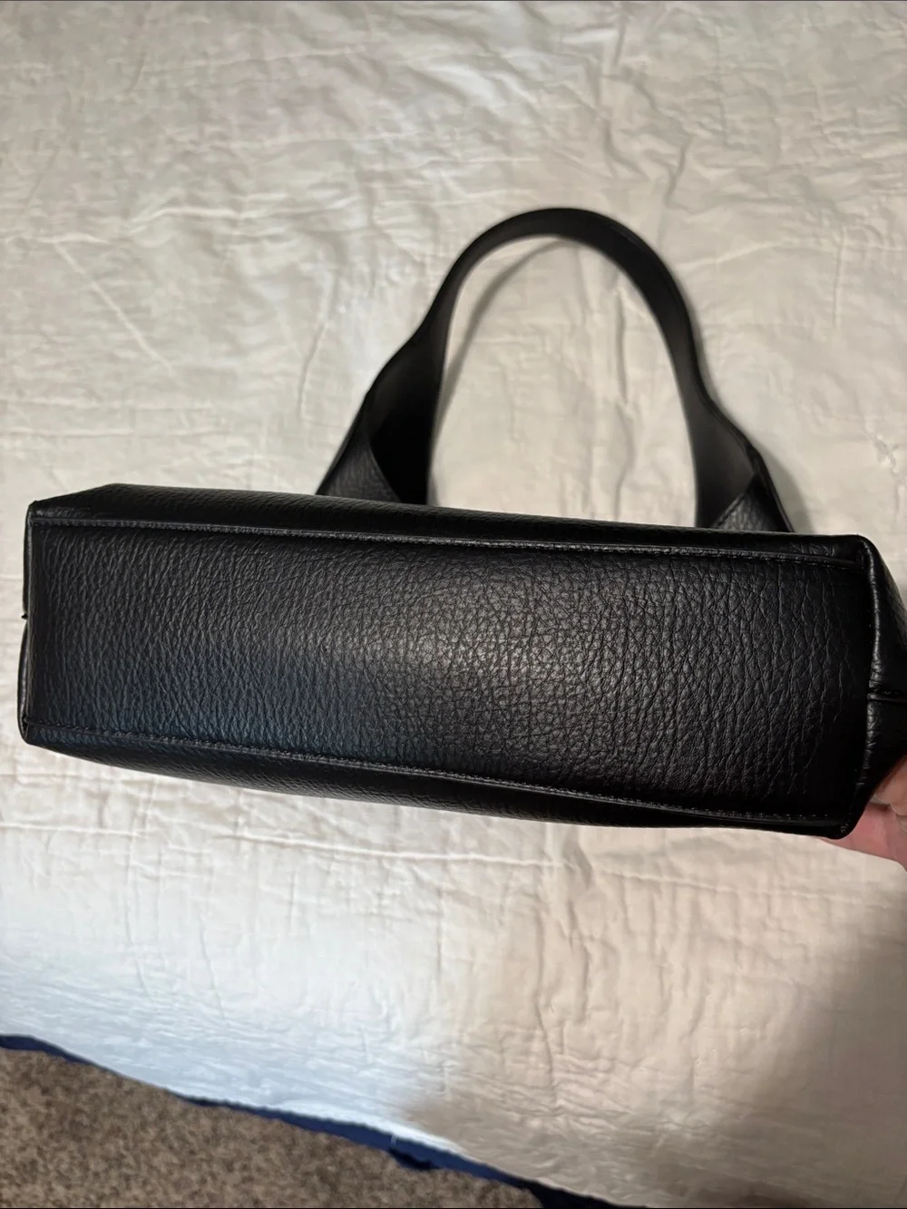 Minimalist Black Shoulder Bag for Women